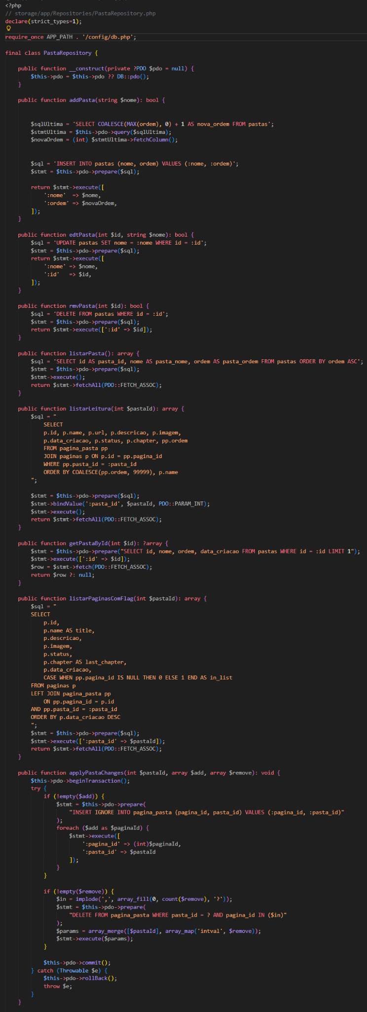 Estrutura PHP